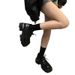 British Leather Shoes For Women's Summer 2025 New High Heels, Small Stature, Thick Sole, Versatile French Loafers_vogvips.com