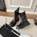 Wow~ Thick-soled Maillard Mid-tube Short Boots For Women's Autumn And Winter New Retro British Style Slimming And Heightening Brown Martin Boots_vogvips.com