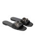 Women's Flat Casual Sandals Summer Slippers Metal Horsebit Buckle One Strap Beach Shoes New Style 2025_vogvips.com