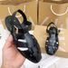 2025 Korean-style Sheepskin Sandals For Women, New Summer Model, Soft-soled, Closed-toe, Casual Roman Shoes, Versatile,_vogvips.com