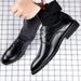 Spring New Business Casual Genuine Leather Formal Pointed Toe Middle-aged Men's Trade Single Shoes_vogvips.com