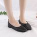 2024 Summer-Autumn Korean Comfortable Soft Sole Granny Transparent Casual Style Patchwork Square Toe Shallow Flat Shoes_vogvips.com