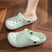 Classic Summer Women Clogs Female Sandals Thick Bottom Home Slides Soft EVA Garden Shoes Beach Sandals Home Slippers_vogvips.com