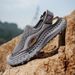 Summer Mesh Men's Shoes Daily Casual Single Shoes Breathable Versatile Thick-Soled Sandals Large Size Men Shoes_vogvips.com