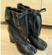 Cowhide Version~ Autumn And Winter New Wide Tube Lace-up Split-toed Pig's Trotters Boots Women's Korean Version Versatile Western Martin Boots Women_vogvips.com