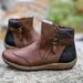 Plus Size Short 2024 Autumn Winter New Double Zipper Flat Martin Boots_vogvips.com