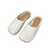 New Style Women's Summer Open-toe Mules For Outdoor Wear, Versatile Retro French-style Pleated Slip-on Flat Shoes_vogvips.com