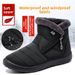 Shoes New Cross-Border Large Size Women's Polyurethane Long Warm High-Top Snow Comfortable Cotton Boots_vogvips.com