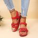 Soft Bottom Wedge Heels Sandals Summer Platform Sandalias Mujer Elegant Wedges Shoes For Women Tacon_vogvips.com