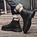 New Leather Spring Men's Shoes High-top Men's Heightening Tooling Martin Boots_vogvips.com