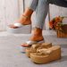 Summer New Style Plus Size Platform Flip Flops Women's Shoes European And American Style_vogvips.com