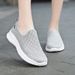 Euro Step Men's Summer Breathable Hollow Mesh Lightweight Odor-Resistant Travel Casual Thick Sole Slip-On Lazy Shoes Large Size_vogvips.com