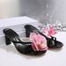 2026 Summer New European And American Style Thick-Soled Peep-Toe Sandals For Women, Soft Leather Wedge Casual Outdoor_vogvips.com