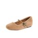 MTX 7227 Huidong Yixinda Ballet Style One-Strap Hidden Heel Furry Mary Jane Shoes For Women Autumn Winter 2025_vogvips.com