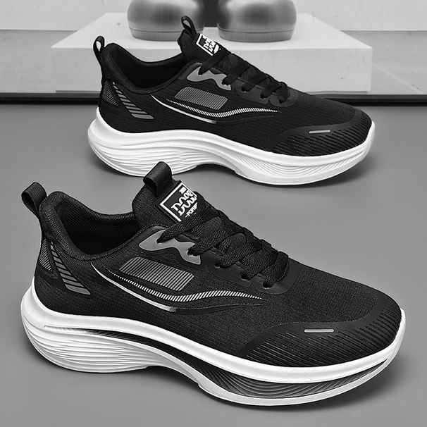 Men's Breathable Mesh Running Shoes Lightweight Comfortable Sneakers For Walking Gym Workout Casual Wear_vogvips.com