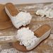 plus Size Women's Floral Platform Sandals Summer 2025 Thick Sole European Style Wedge Slippers for Ladies Size 43_vogvips.com