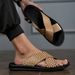 Fashionable Soft Soled Men's Slippers, Beach Shoes, Casual Comfortable Home And Outdoor Wear, Dual-use Sandals_vogvips.com