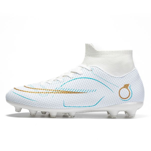 New High Top Soccer Shoes For Men And Women With Long Spikes And Broken Spikes For Outdoor Sports Professional Competition Soccer Shoes_vogvips.com