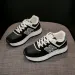 free Shipping Women Men Running Sneakers Sports Black Grey Brown Casual Shoes Breathable Runners Trainers Mens 574_vogvips.com