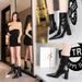 Women's Shoes Fashion Simple Sexy Nightclub Slim Thick Heel High Heel Pointed Winter Slim Boots Women's Short Boots_vogvips.com