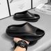 Men's Slippers For Summer Outdoor Wear, Plus Size Anti Slip Basketball Sports, One Line Mop, Soft Bottom, Stepping On_vogvips.com
