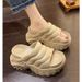 Women's High Heel Platform Sandals - 10cm Thick Sole Fashion Slippers For Outdoor Wear - Open-Toe Height Increasing Shoes_vogvips.com