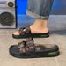Men's Flip Flops, Haken Bear, Presbyopia, Large Size Adjustable, Summer High-end Single Line Slipper_vogvips.com