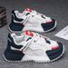 Extra Large Men's Full Sports New Mesh Casual Thick Sole Height Increasing Dad Shoes_vogvips.com