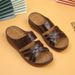 New Thick Bottom Hollow Carving Slippers For Women With Slope Heels And Open Toed Beach Shoes_vogvips.com