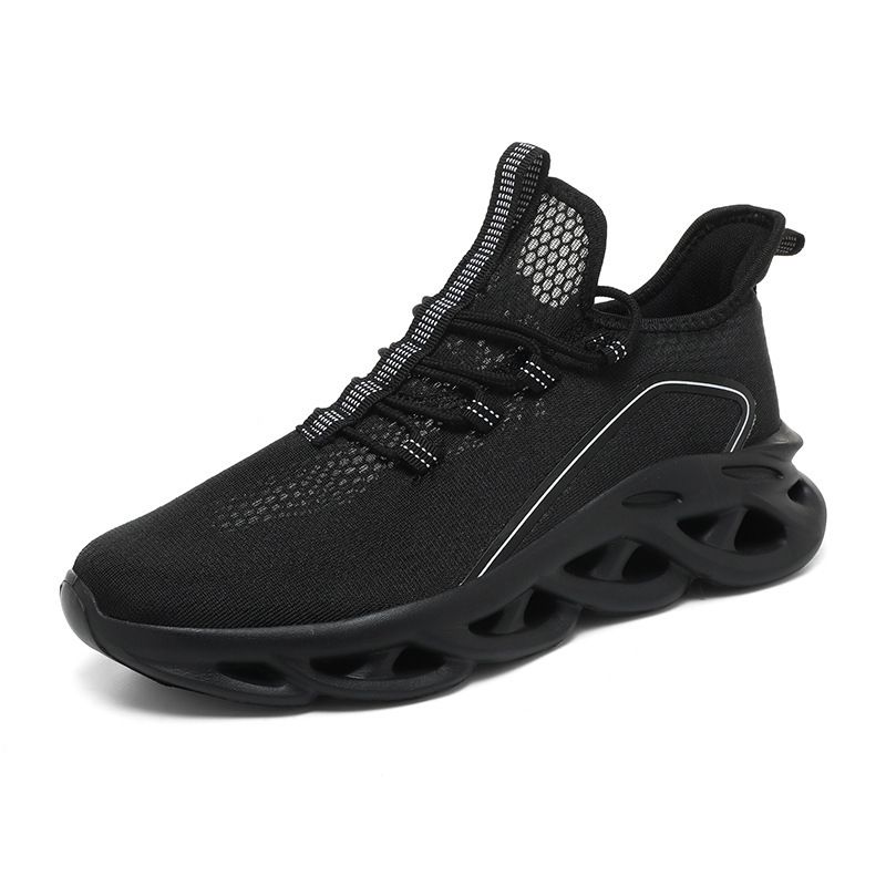 Summer New Style Breathable Casual Sneakers Comfortable And Light Fried Dough Twists Mesh Men's Shoes_vogvips.com
