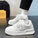 Men's 2024 New Casual Small White Korean Version Trendy Sports Men's Bread Shoes, Niche Board Shoes_vogvips.com