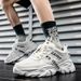 2025 Fashion Letter Printed Men's Summer Sneakers Unisex Breathable White Shoes Trainers Men Platform Casual Sneakers For Men_vogvips.com