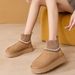 Northeast Warm Genuine Snow Boots For Women 2025 Winter Cotton Shoes With Fleece Lining, Thickened, Waterproof, Non-Slip_vogvips.com