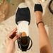 Korean-style With Rope Soles, 2024 New Model, Comfortable And Versatile, One-strap Design, Women's Fisherman Style,_vogvips.com