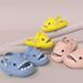 2024 Children Shark Slippers Summer Boys Girls Non-slip Soft Thick Bottom Sandals Cute Eva Slides Kids Women Beach Flip_vogvips.com