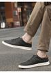 Rubber Soft Sole Men's Shoes First Layer Cowhide Leather Board Shoes Low Top High Value Men's Leisure_vogvips.com