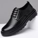 Men's Soft Leather Breathable Casual Shoes Spring Autumn Season Comfortable PU Sole Business Formal Flats Adult Footwear_vogvips.com