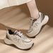 Women's Chunky Sneakers That Make Feet Look Smaller, 2026 New Model For All Seasons, Thick-soled Shock-absorbing Running Shoes, Lightweight And Versatile Sports Casual Shoes_vogvips.com