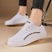 Casual Women In Spring , New Board Breathable Mesh White For Women, Korean Version Trendy Versatile Single Shoes 4Fe_vogvips.com