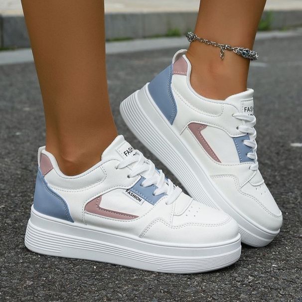 Little White For Women 2025 Spring And Autumn New Large Women's Versatile Student Flat Casual Board Sports Shoes_vogvips.com
