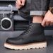 European Warm Series 2025 New Winter Genuine Leather High Top Men's Work Motorcycle British Style Martin Boots_vogvips.com