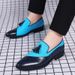 Mens 2024 New Casual Men Business Dress Leather Shoes Trend Versatile Loafers Pointed Toe Slip-On_vogvips.com