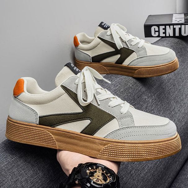Trendy Niche Design Canvas Student Low-top Versatile Large Size Sports Arrow Skateboard Shoes Men's Style_vogvips.com