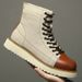 Leather Martin Boots Men's High-top Ami Kaji Short-face Boots Men's Retro Medium-top Men's Shoes_vogvips.com