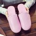 Women's Shoes New Home Wooden Floor Leather Slippers Home Baotou Home Men And Women Indoor Silent Non Slip Spring And Autumn Slippers_vogvips.com