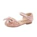 New Girl Princess Baby Student Bow Small And Large Children Show Dance Shoes Single Shoes_vogvips.com