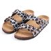 Kidmi New Women's House Sandals Cork Sole Womens Suede Soft Comfortable Mules Clogs Non-slip Beach Slippers_vogvips.com