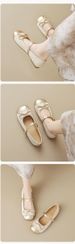 French Single Shoes Women's Flat Bottom Shallow Mouth Bow With Mary Jane Women's Shoes_vogvips.com