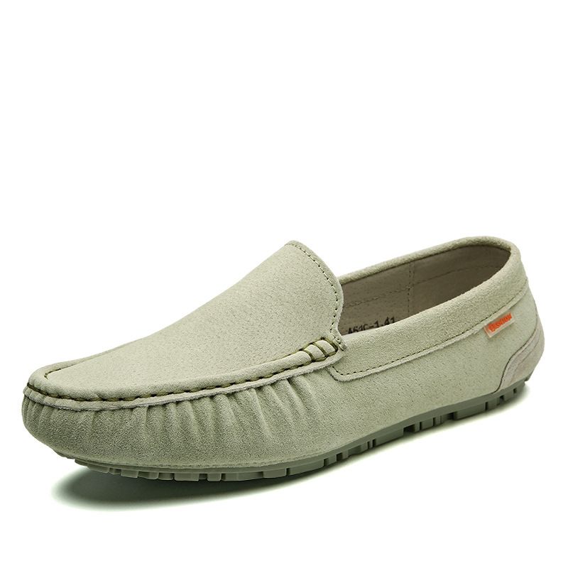 New Men's Casual Bean Shoes Trend A Slip-on Lazy Shoes Driving Foot Set Men's Shoes_vogvips.com