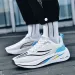 Men's Shoes Summer Mesh Breathable Thin Sports Shoes For Teenagers Carbon Plate Thick Sole Ultra Light Running Shoes36-45_vogvips.com